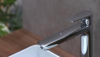 Hansgrohe Wastafelmengkraan Talis E 240 Eengreeps met Trekwaste Geborsteld Brons - thumbnail