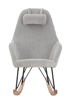 Artistiq Schommelstoel 'Jesús' Rib, kleur grijs