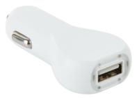 XD Collection autolader met USB poort 5V/2,1A ABS wit - thumbnail