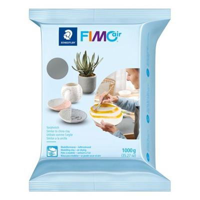 Boetseerklei staedtler fimo air 1kg grijs