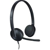 Logitech H340 On Ear headset Kabel Stereo Zwart Ruisonderdrukking (microfoon) Computer - thumbnail