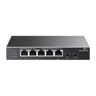 TP-Link SG1005P-PD Switch Zwart - thumbnail