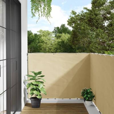 Tuinscherm 800x120 cm PVC crmekleurig Tuinscherm 800x120 cm PVC crmekleurig