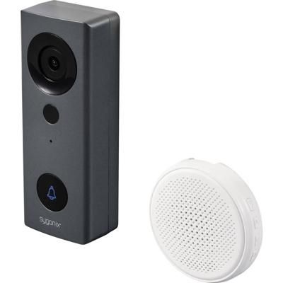 Sygonix Video-deurintercom via WiFi WiFi, Radiografisch Grijs, Wit