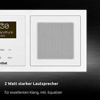 TechniSat DIGITRADIO UP 55, weiß Stopcontactradio DAB+, VHF (FM) Bluetooth Incl. luidspreker, Wekfunctie Wit - thumbnail