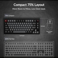 Keychron V1 8K QMK brown toetsenbord - thumbnail