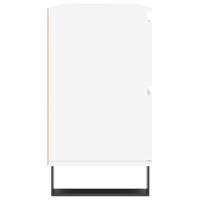 Badkamerkast 80x33x60 cm bewerkt hout wit - thumbnail