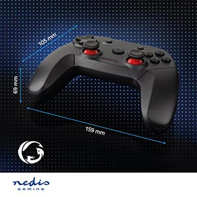 Nedis Gamepad Draadloos PC Aantal knoppen: 11 Zwart