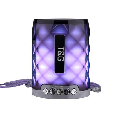 T&G TG155 Bluetooth 4 2 mini draagbare draadloze Bluetooth Speaker met kleurrijke lichten (grijs) T&G TG155 Bluetooth 4 2 mini draagbare draadloze Bluetooth Speaker met kleurrijke lichten (grijs)