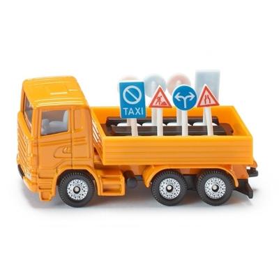 Siku 1322 truck met verkeersborden 7,7cm
