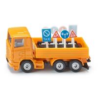 Siku 1322 truck met verkeersborden 7,7cm - thumbnail