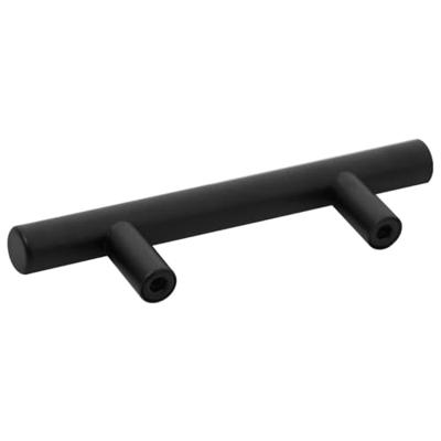 Handvatten 10 st 64 mm roestvrij staal zwart