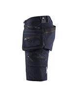 Blåkläder Short 4-weg stretch X1900 19881644 | Donker marineblauw/Zwart | Maat 46 - 7330509687642 - thumbnail