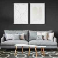 VidaXL Muurverf zwart 2,5 l wandprint - thumbnail