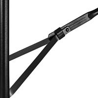 Buffettafel Tuintafel Wit Kunststof 220x70x72cm Opvouwbaar - thumbnail