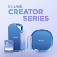SanDisk Creator SDXC-kaart Retail 128 GB Class 10, v60 Video Speed Class, UHS-II U3 Schrijfbeveiligingsschakelaar - thumbnail