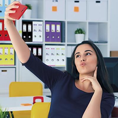 OXFORD MyColour ordner, formaat A4, uit karton, rug van 8 cm, zwart-paars