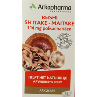 Arkocaps Reishi shiitake maitake bio 45 Capsules - thumbnail