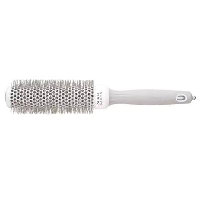 Olivia Garden Wavy Bristles White & Grey Brush Ø35mm