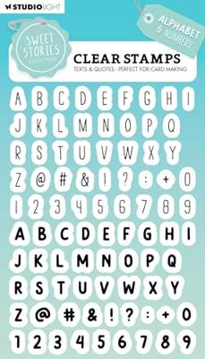 Studio Light • sweet stories clear stamp alphabet