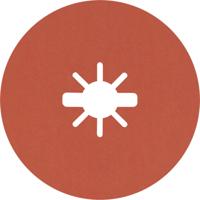 Bosch Accessoires Expert R782 X-LOCK keramische prisma-fiberschijf 115 mm, 22,23 mm, K80 - 1 stuk(s) - 2608621806 - thumbnail