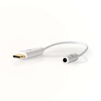 Nedis CCBW65950WT015 USB-adapter USB-C - 3.5mm female 0.15 m wit - thumbnail