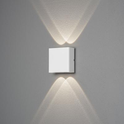 Konstsmide Chieri 2x2 7891-250 Buitenlamp (wand), Wandlamp Energielabel: F (A - G) 4 W Wit