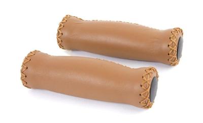 Velo handvat leer 128mm bruin - zacht, vochtregulerend, dempend