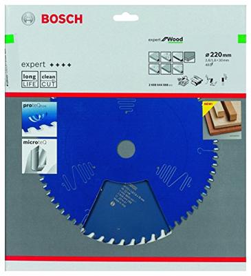Bosch Accessoires Cirkelzaagblad expert for Wood 220x30x2.6/1.6x48 T - 2608644088