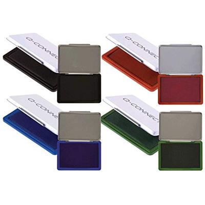 Q-CONNECT stempelkussen, ft 90 x 55 mm, zwart