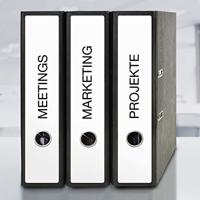 Avery-Zweckform Ordneretiketten lang, brede ordners L4759-25 ( N/A),Wit, Rechthoek, Afgeronde hoeken, 90 stuk(s), Permanent hechtend - thumbnail
