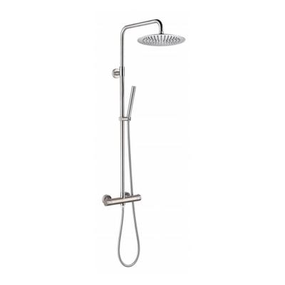 Regendoucheset Opbouw Sanilux 107,3 cm met Handdouche en Douchemengkraan RVS Sanilux Regendoucheset Opbouw Sanilux 107,3 cm met Handdouche en Douchemengkraan RVS Sanilux