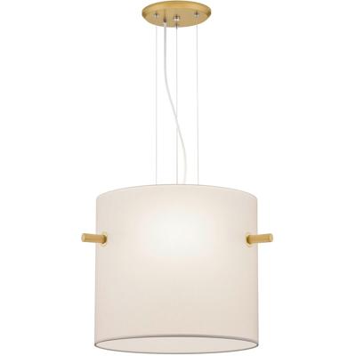 LED Hanglamp Rond - Mat Goud Aluminium - E27 Fitting - Modern Design