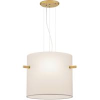 LED Hanglamp Rond - Mat Goud Aluminium - E27 Fitting - Modern Design - thumbnail