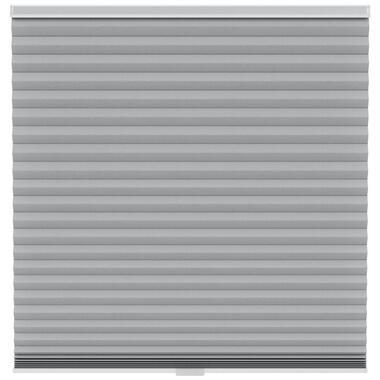 Fenstr plisségordijn Chicago dubbel 45mm verduisterend - donkergrijs (20517)