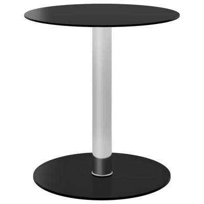 VidaXL Salontafel 40 cm gehard glas zwart VidaXL Salontafel 40 cm gehard glas zwart