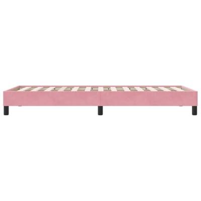 Boxspring zonder matras fluweel roze 100x210 cm Boxspring zonder matras fluweel roze 100x210 cm