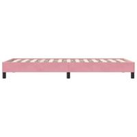 Boxspring zonder matras fluweel roze 100x210 cm - thumbnail