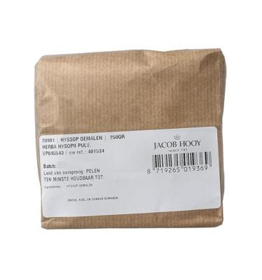Jacob Hooy Hyssop gemalen 250 Gram Jacob Hooy Hyssop gemalen 250 Gram