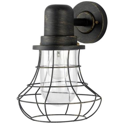 ECO-Light BIRD 1901-PIR BG Buitenlamp met bewegingsmelder (wand) E27 Goudbruin
