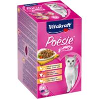 Vitakraft Poésie Création in saus natvoer kat multipack (6 x 85 g) 1 verpakking - thumbnail