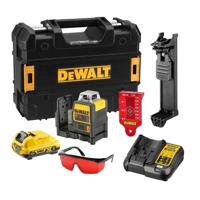 DeWALT DCE0811D1R Zelfnivellerende multi kruislijnlaser rood 12V XR 2.0Ah in TSTAK - thumbnail