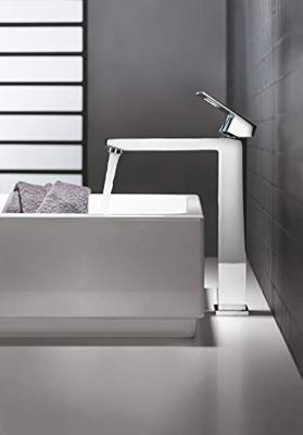 GROHE Eurocube waterbesparende wastafelkraan verhoogd chroom 23406000