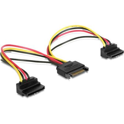 DeLOCK 15-Pin-SATA > 2x SATA-voedingsconnector splitterkabel DeLOCK 15-Pin-SATA > 2x SATA-voedingsconnector splitterkabel