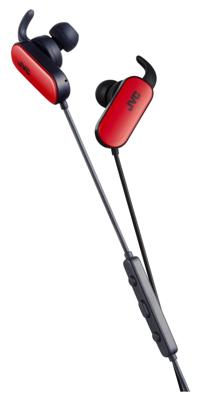 JVC HA-EBT5-R-E sporthoofdtelefoon voor smartphone/tablet/MP3/MP4-speler, rood