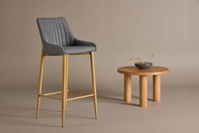 Venture Home Plaza Stoel 49,5 x 103 x 45 - Donkergrijs - 2-pack