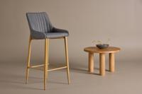 Venture Home Plaza Stoel 49,5 x 103 x 45 - Donkergrijs - 2-pack - thumbnail