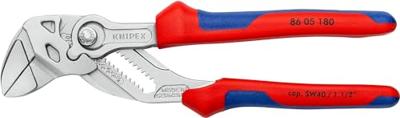 Sleuteltang lengte 180 mm spanwijdte 40 mm verchroomd meercomponenten mantels KN - thumbnail