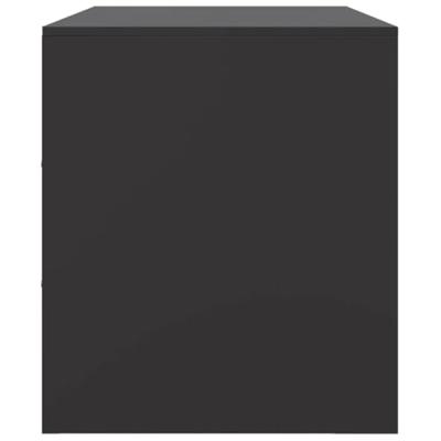 Tv-meubel 99x39x44 cm staal zwart