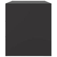 Tv-meubel 99x39x44 cm staal zwart - thumbnail